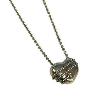 TIFFANY Heart Arrow Necklace Accessory Pendant Silver